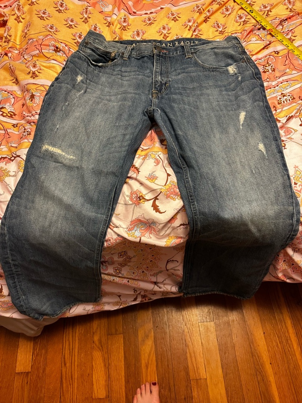 AE Men's Dark Blue Denim Jeans with pockets Size 38x32